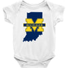 Indiana for Michigan - Limited edition Baby Bodysuit