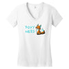 foxy nerd Women's V-Neck T-Shirt