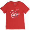 dw drum V-Neck Tee