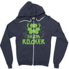 sham rocker shamrock Zipper Hoodie