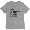 i have 2 daughter V-Neck Tee