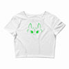 neon toothless Crop Top