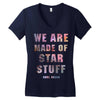 We Are Made of Star Stuff Women's V-Neck T-Shirt
