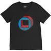 square in circle V-Neck Tee