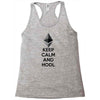 Keep Calm And Hodl Ethereum Racerback Tank