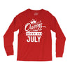 Queens Are Born In July Long Sleeve Shirts