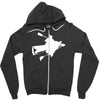 kanu sport wasser water paddel schiff outdoor fun see sea camping Zipper Hoodie