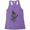 olaf frozen disney cartoon Racerback Tank