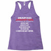 Smartass January Girl Racerback Tank