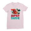 super dude Ladies Fitted T-Shirt