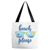 Beach Please Tote Bags