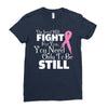 the lord will fight for you, you need only to be still Ladies Fitted T-Shirt