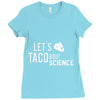let's taco bout science march funny t sh Ladies Fitted T-Shirt