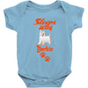 Sleeps With Yorkie Baby Onesie