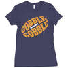gobble gobble football herren Ladies Fitted T-Shirt