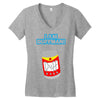 i am duff man homer cult funny retro Women's V-Neck T-Shirt