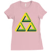 triforce illusion zelda Ladies Fitted T-Shirt