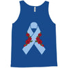 stomach cancer ribbon and rose Tank Top
