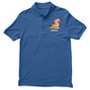 yoga pug exhale Polo Shirt