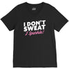 i don't sweat i sparkle V-Neck Tee