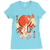 red skies Ladies Fitted T-Shirt
