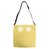 weed leaf Adjustable Strap Totes