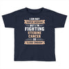 I am Not Super Woman But I'm Fighting Uterine Cancer So Close Enough Toddler T-shirt