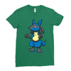 aura peeker Ladies Fitted T-Shirt