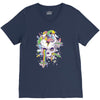 flying rainbow skull island V-Neck Tee