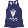 ghost poo Racerback Tank