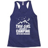 Camper Couple Girl White Racerback Tank