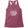 this is what an awesome plasterer looks like Racerback Tank