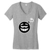smile bomb Women's V-Neck T-Shirt