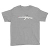 banksy style ak47 art   funny Youth Tee