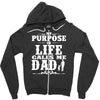 my purpose in life calls me dad Zipper Hoodie