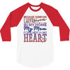 my mom is in heaven forever 3/4 Sleeve Shirt