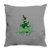 platform in the clouds Throw Pillow