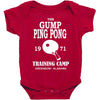 forrest gump   ping pong camp   cult film Baby Bodysuit