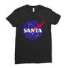 santa nasa Ladies Fitted T-Shirt