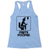 party pooper Racerback Tank