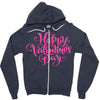 valentine's day Zipper Hoodie