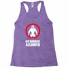 no humans allowed district 9 Racerback Tank
