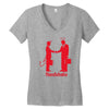 handshake Women's V-Neck T-Shirt