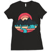 camp river Ladies Fitted T-Shirt