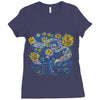 chocolatey night Ladies Fitted T-Shirt