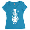 wolverine avengers inspired superhero Women's Triblend Scoop T-shirt