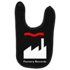 factory records   retro record label   mens music Baby Bibs