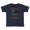 ugly dinosaur merry christmas Toddler T-shirt