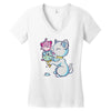 mice cream Women's V-Neck T-Shirt