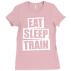 v5 eat sleep train Ladies Fitted T-Shirt